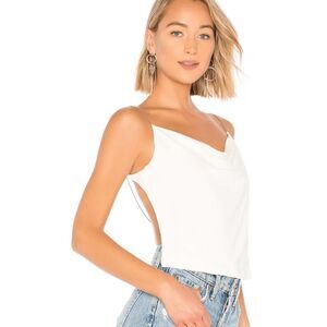 NWOT Superdown Katryna Chain Cami in White Size S
